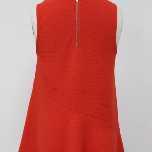 NWT Versona Textured Knit Tank Top with Flared Asymmetric Peplum - Picture 7 of 7